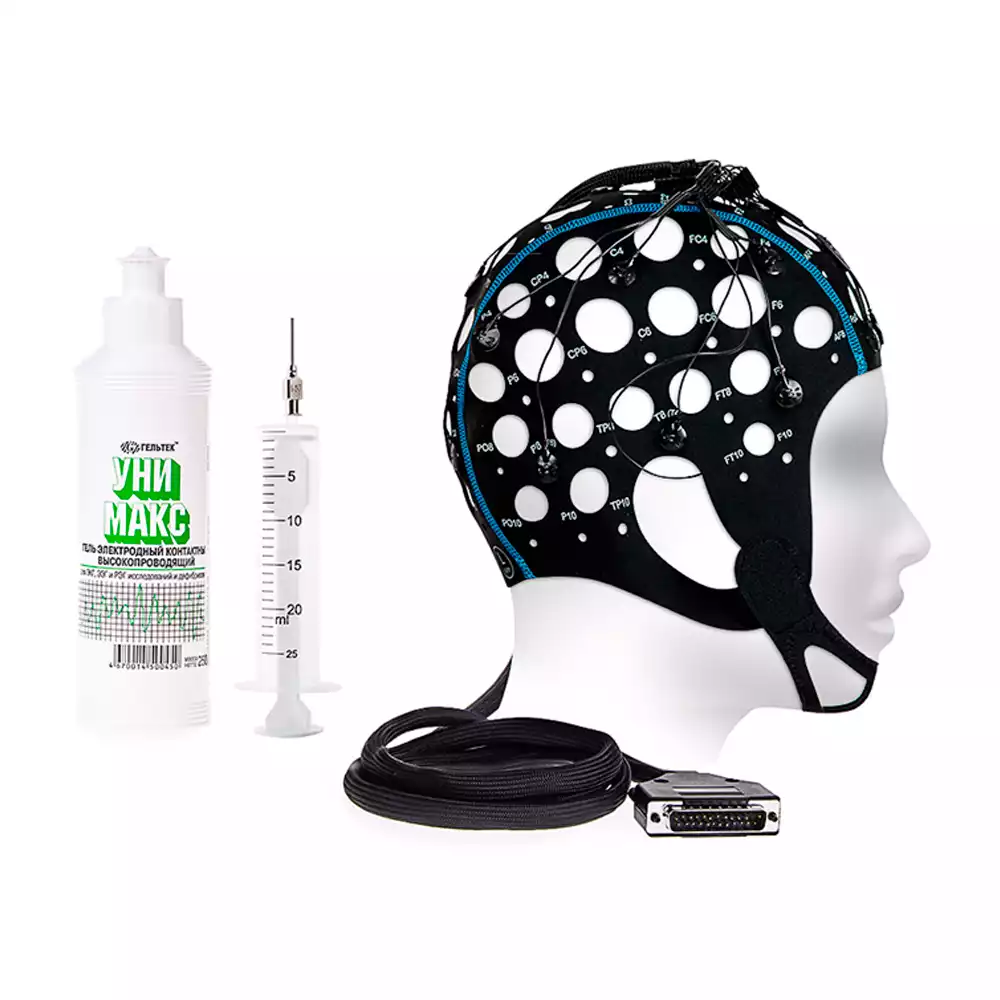 Шлем электродный SLEEP по схеме 10-20 размер L (54-60см), арт. 033-2-001