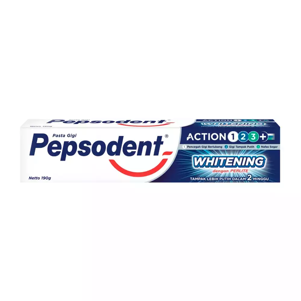 Паста зубная Pepsodent Whitening (Отбеливающая), 190гр