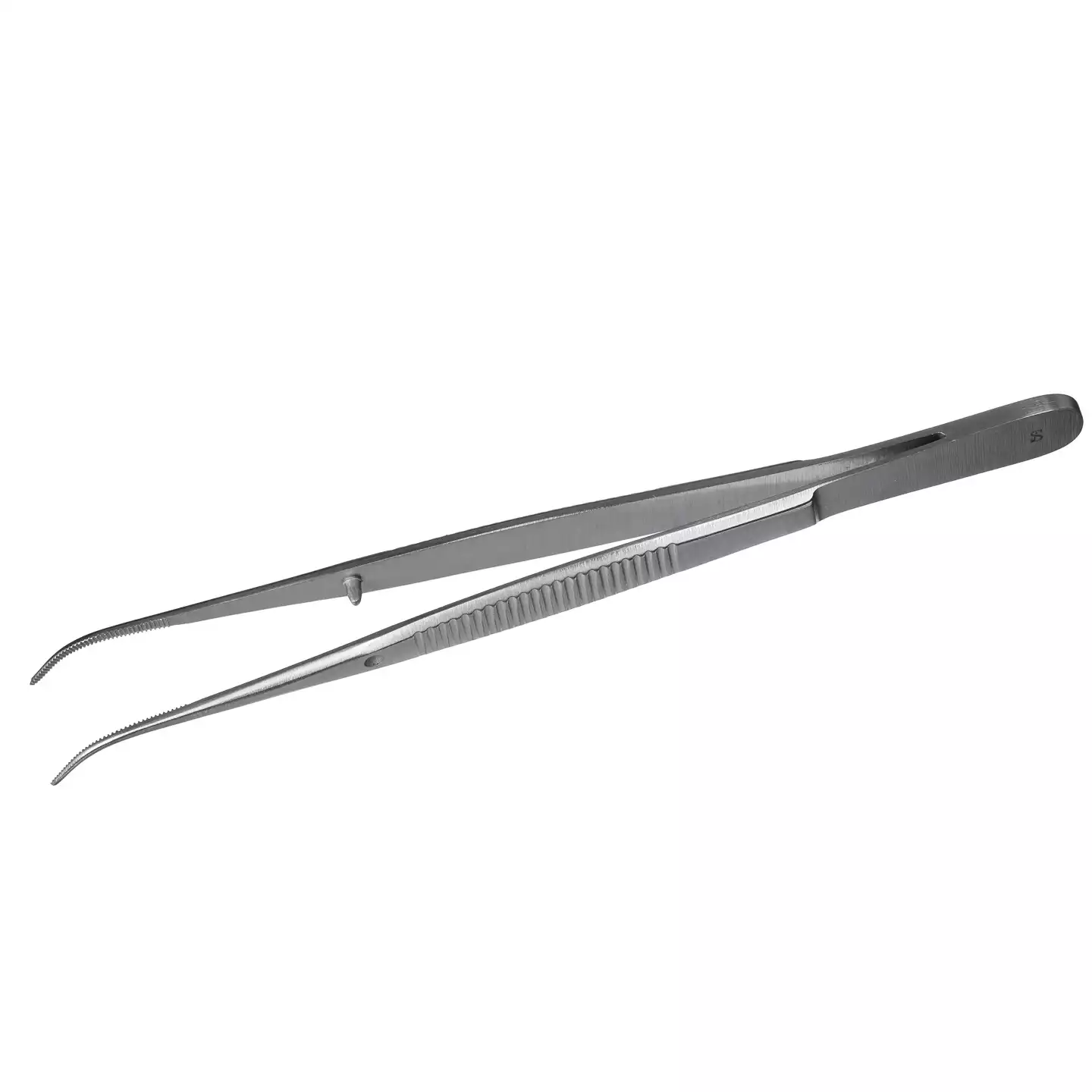 Пинцет 37-611  Medical анатомический глазной изогнутый, длина 105мм, ширина рабочей части – 0,6мм