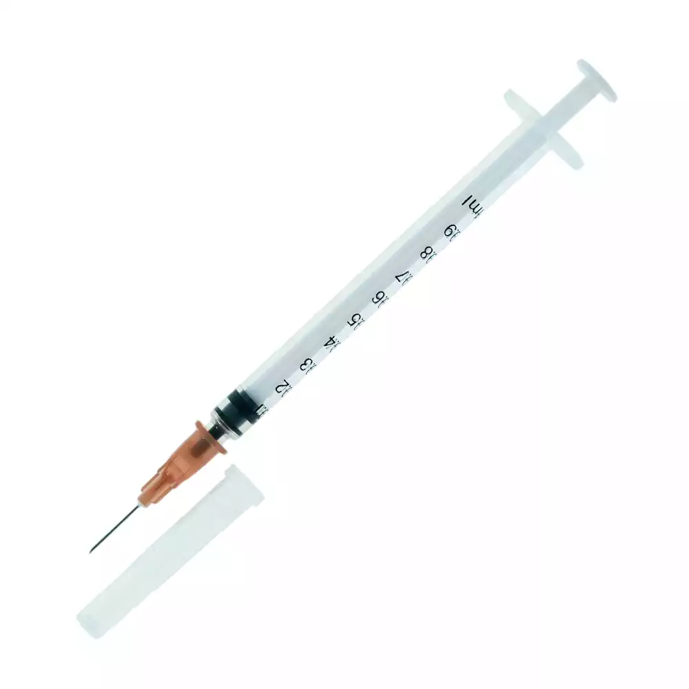 Шприц 1,0 мл, 3-х компонентный VANSUNTECH, игла 26G (0,45х12мм), стерильный,