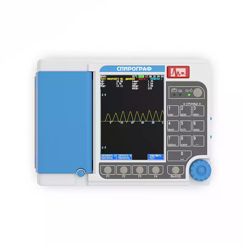 Спирограф микропроцессорный СМП-02-"Р-Д"вариант исполнения СМП-02-"Р-Д"/1 с выводом информации на лазерный принтер