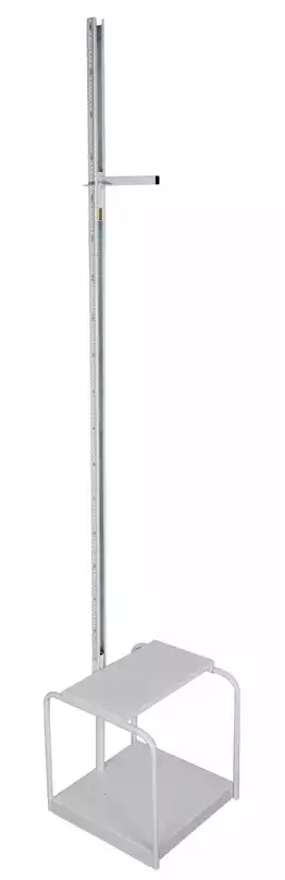 Ростомер  РМ-2 Диакомс, металлический с подвижным подпружиненным фиксатором, с двумя линейками и откидным сиденьем